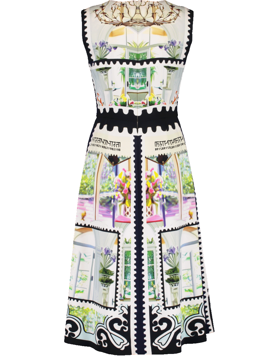 MARY KATRANTZOU-Stretch Cadi Osmond Dress-