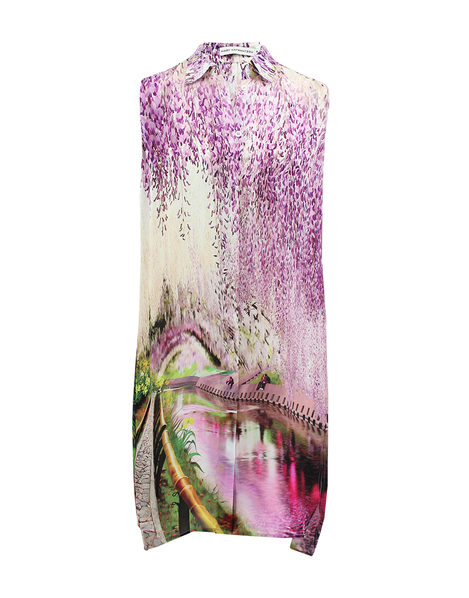 MARY KATRANTZOU-Sleeveless Collared Gloria Dress-