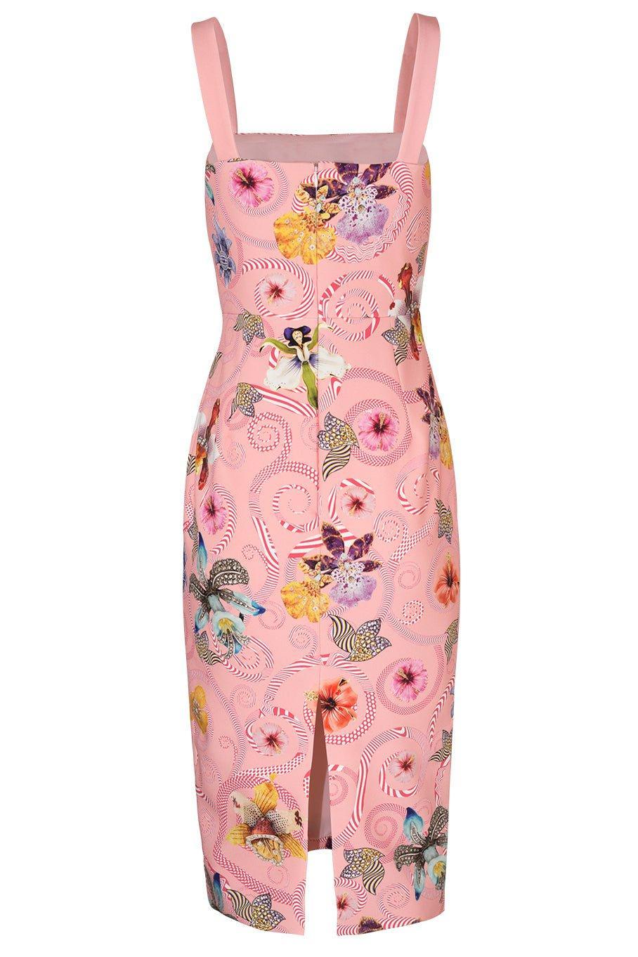 MARY KATRANTZOU-Kerr Dress - Swirl Pink-
