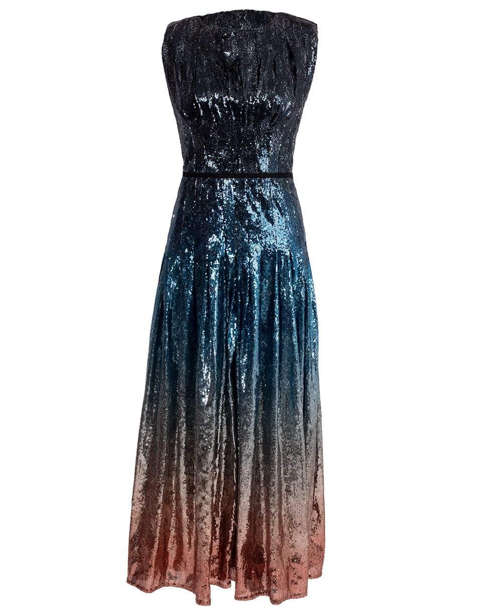 MARY KATRANTZOU-Sienna Ombre Gown-BLUE