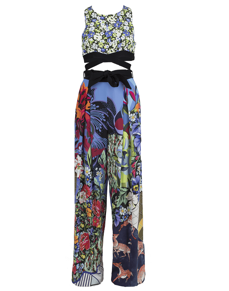 MARY KATRANTZOU-Beale Printed Jumpsuit-COLLAGE