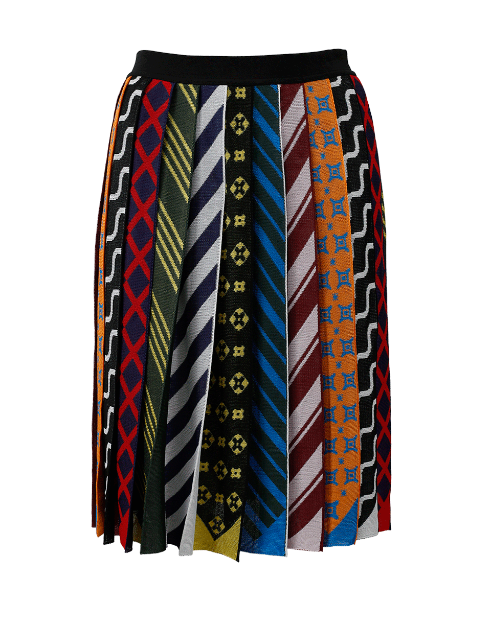 MARY KATRANTZOU-Exene Tie Jacquard Skirt-
