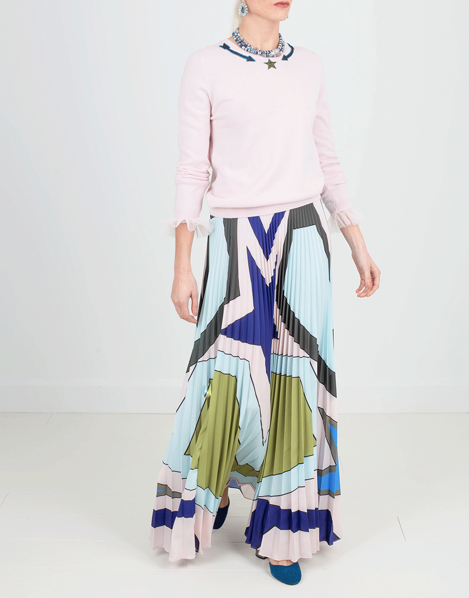 MARY KATRANTZOU-Pelar Star Print Skirt-