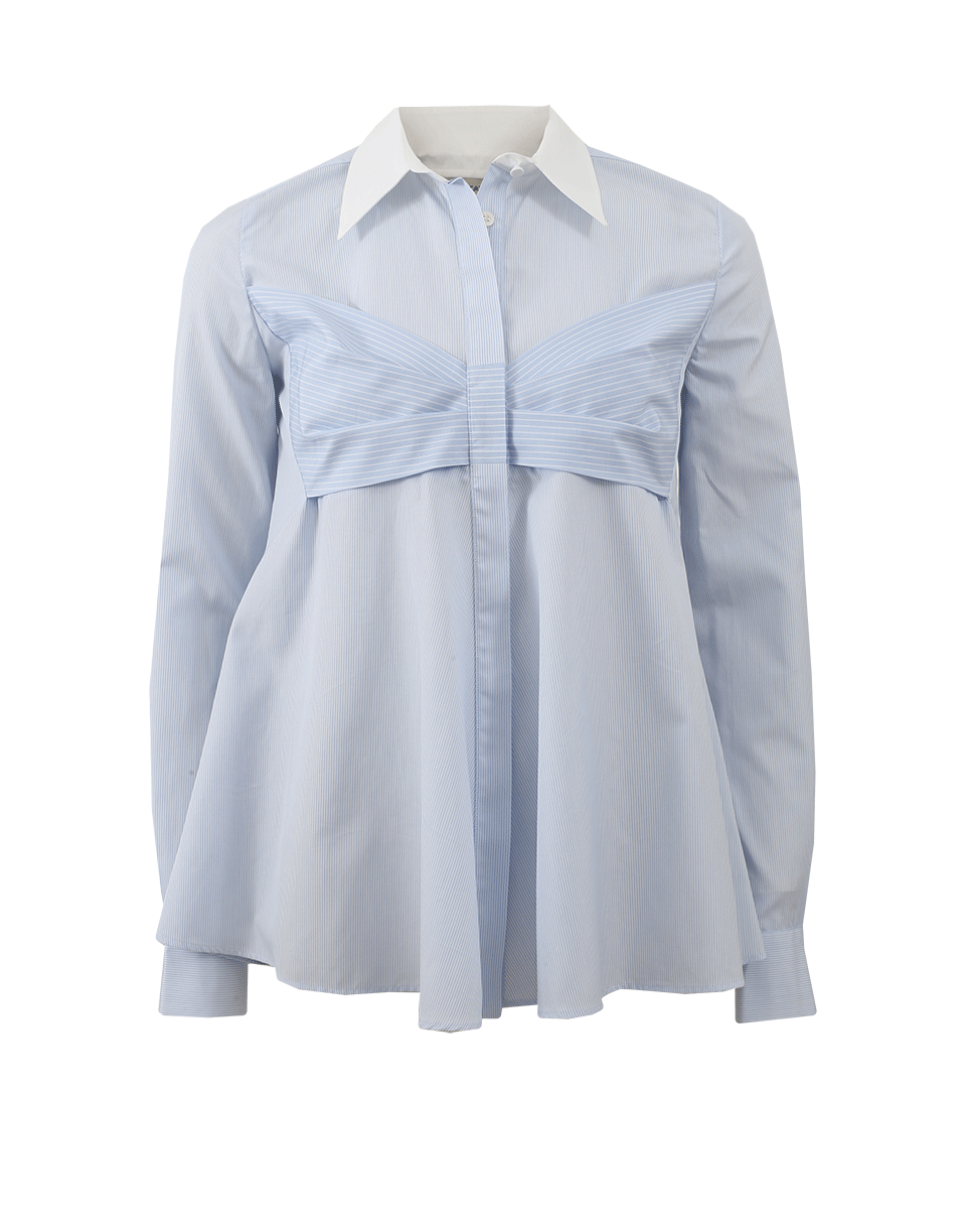MARY KATRANTZOU-Nerina Striped Blouse-