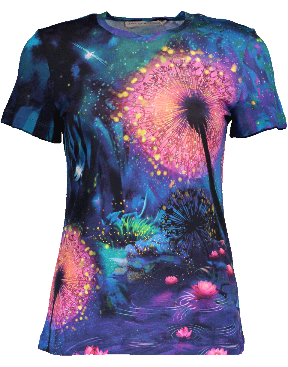 MARY KATRANTZOU-Iven Dandelion Printed Tee-
