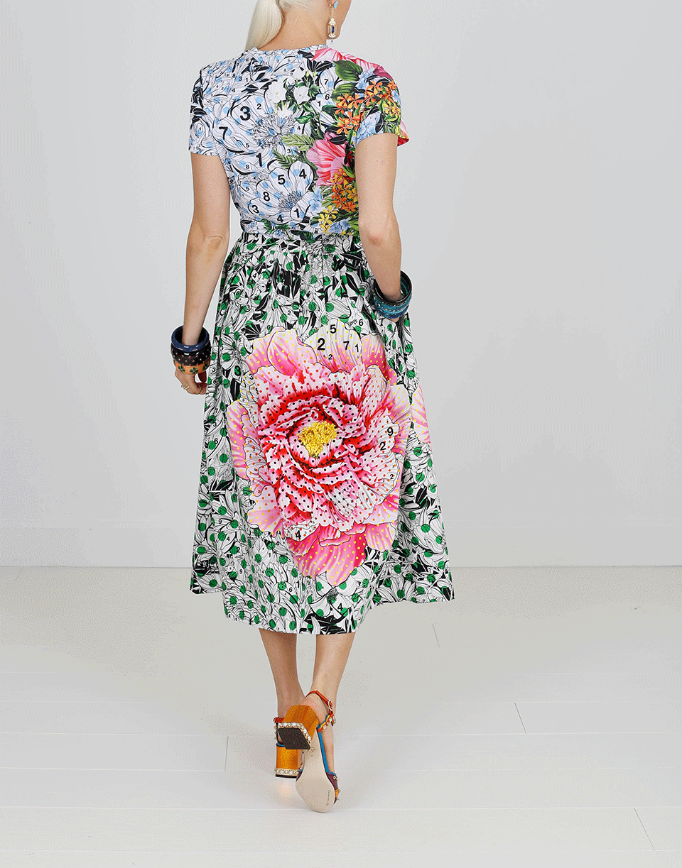 MARY KATRANTZOU-Iven Floral Dot T-Shirt-