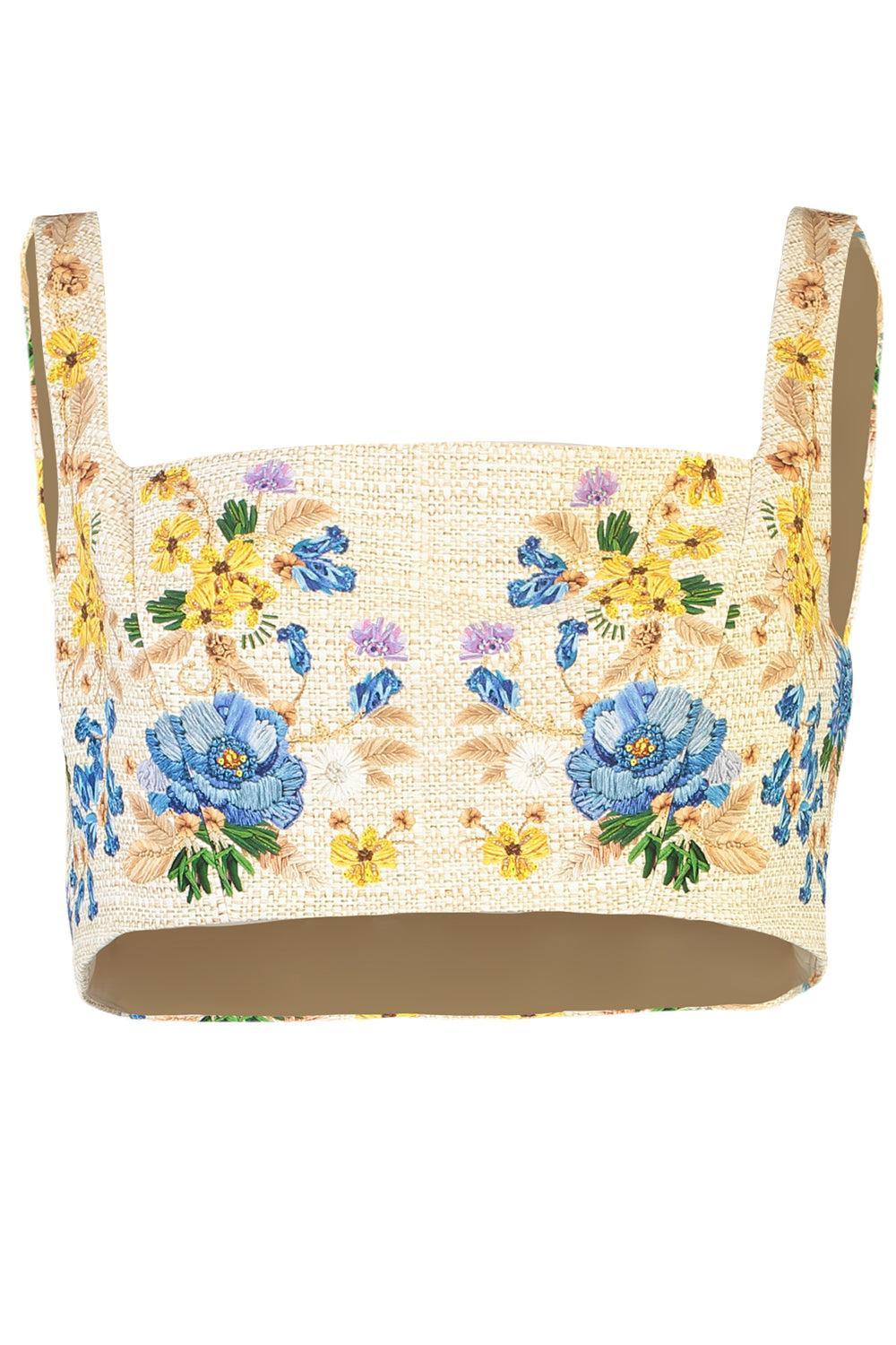 Calix Bralette Top-FARINIFE-S-CLOTHINGTOPTANK-MARY KATRANTZOU
