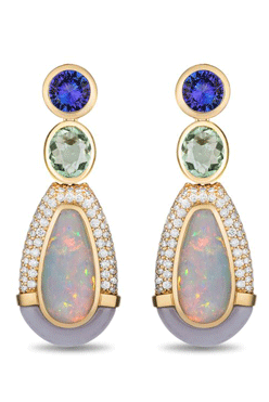 Opal Drip Drop Earrings-YELLOW GOLD-JEWELRYFINE JEWELEARRING-MASON & BOOKS