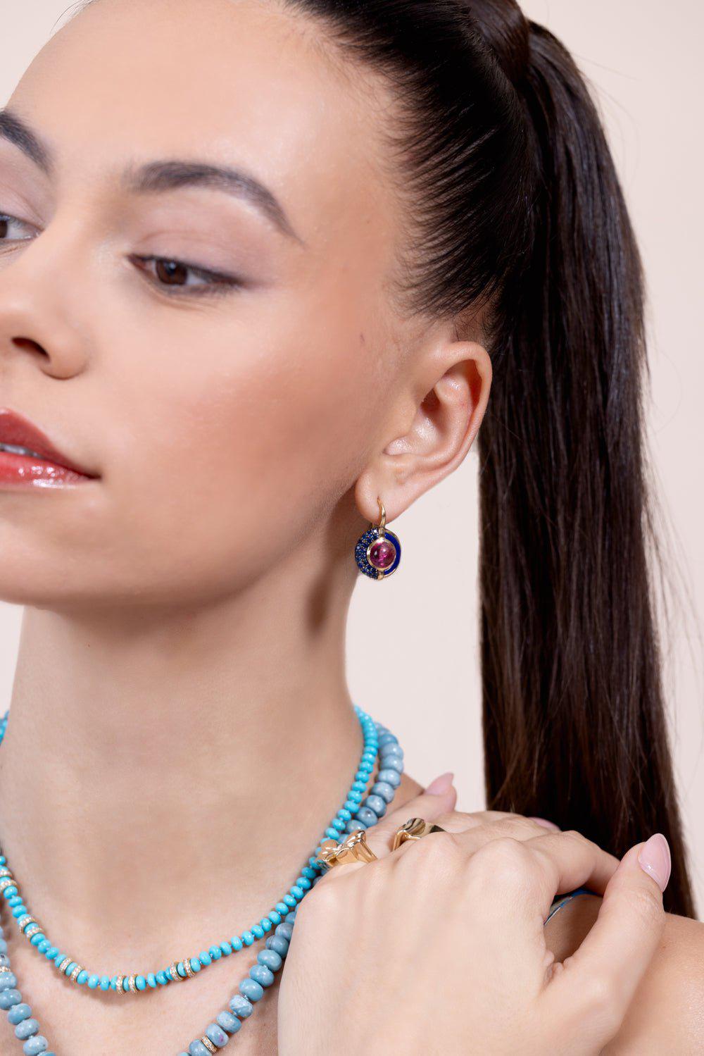 MASON & BOOKS-Sugar and Spice Drop Earrings-YELLOW GOLD