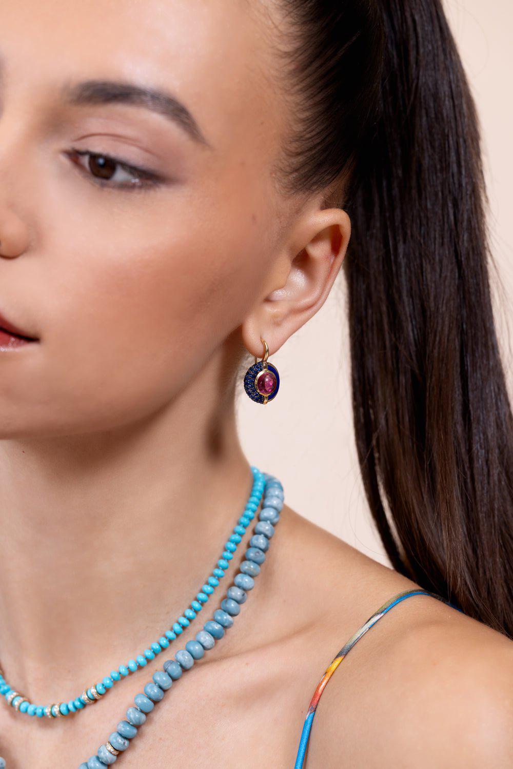MASON & BOOKS-Sugar and Spice Drop Earrings-YELLOW GOLD