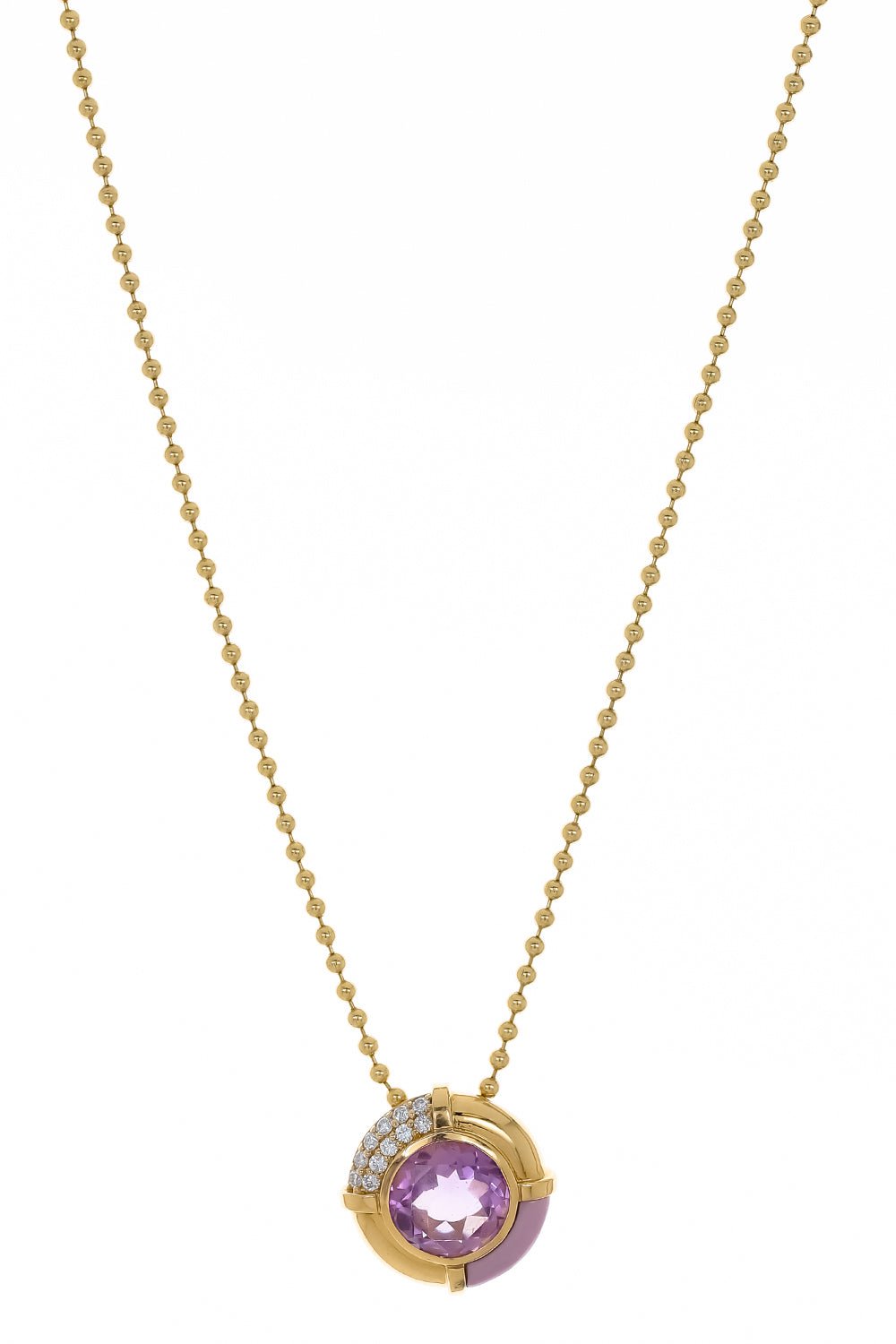 MASON & BOOKS-Medium Touch Of Spice Necklace-YELLOW GOLD