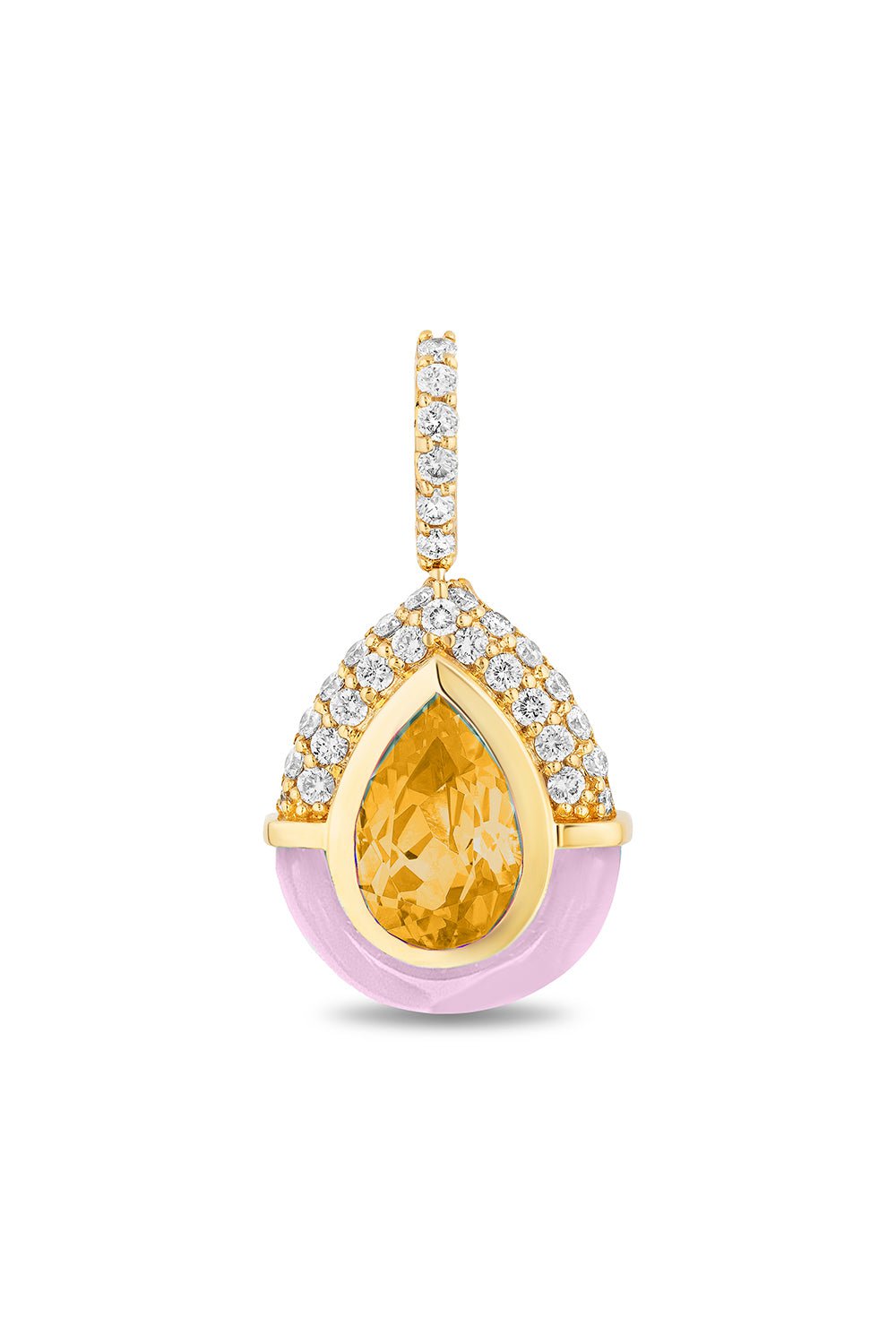 MASON & BOOKS-Droplet Pendant-YELLOW GOLD