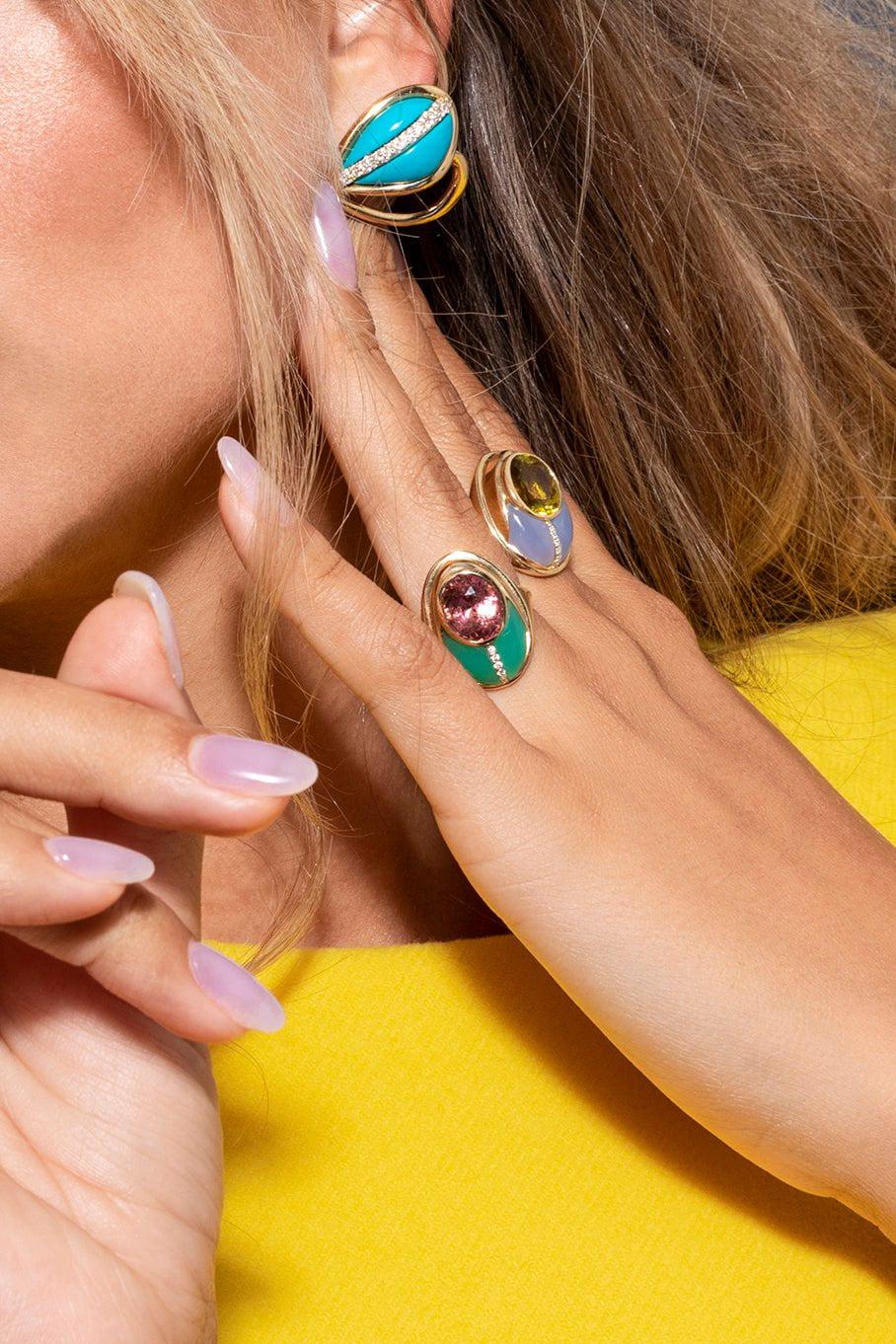 MASON & BOOKS-Love Bug Ring-YELLOW GOLD