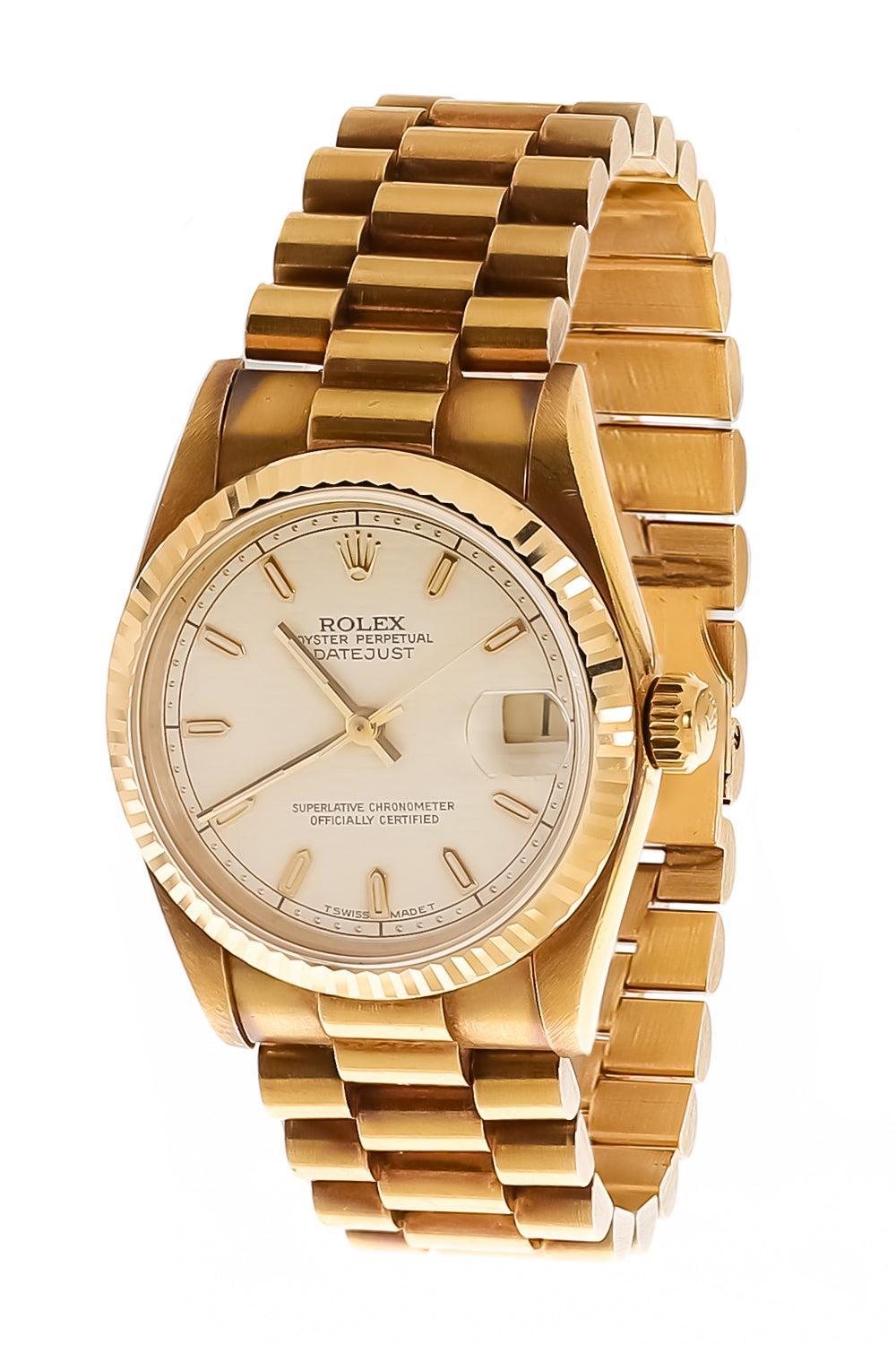 Rolex Datejust President Watch-YELLOW GOLD-31MM-ACCESSORIEWATCHES-MATTHEW BAIN