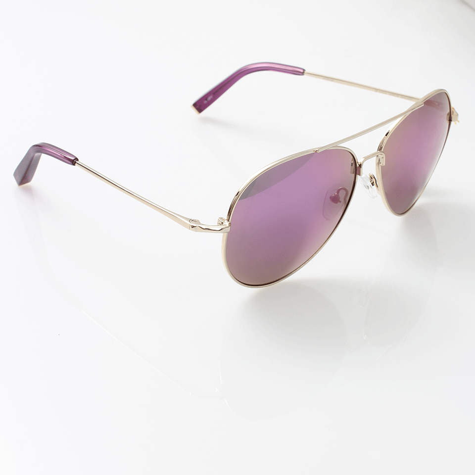 MATTHEW WILLIAMSON-Mirrored Aviators-AMETHYST