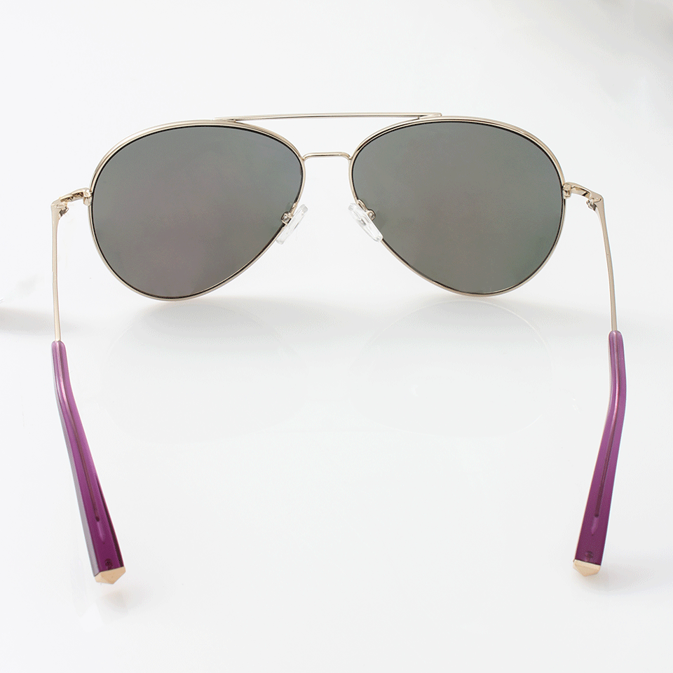 MATTHEW WILLIAMSON-Mirrored Aviators-AMETHYST