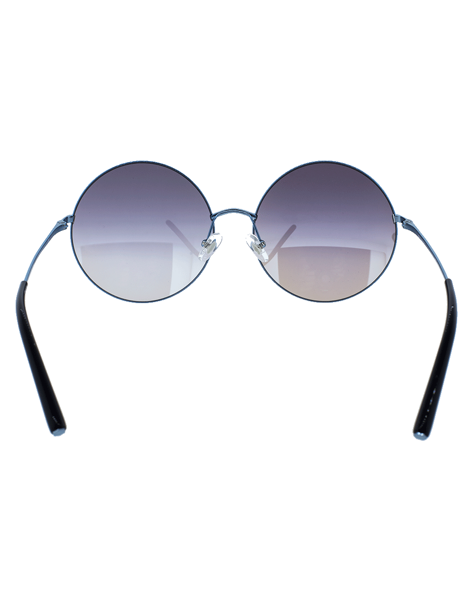 MATTHEW WILLIAMSON-Round Sunglasses-BLUE