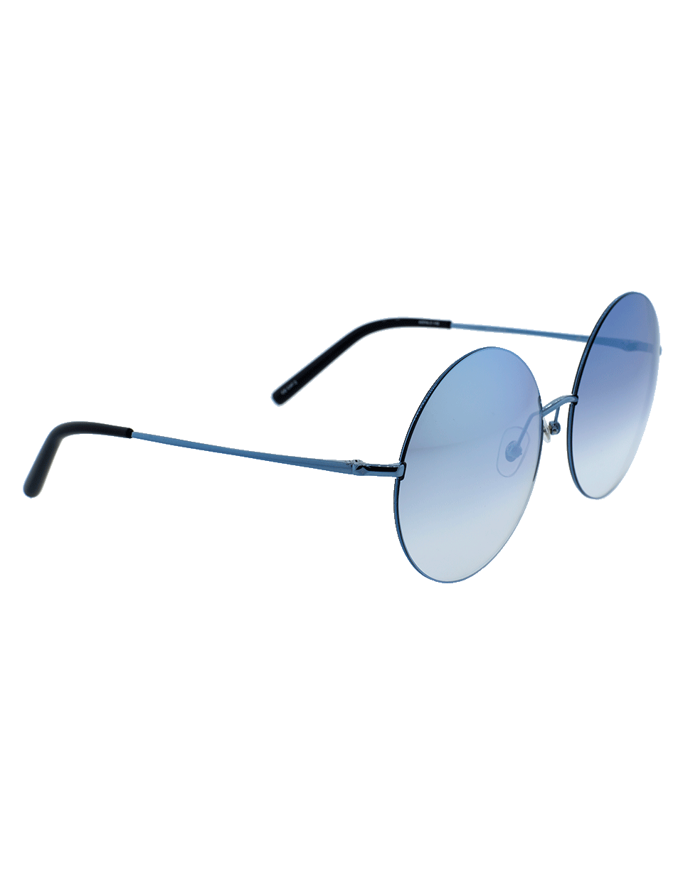 MATTHEW WILLIAMSON-Round Sunglasses-BLUE