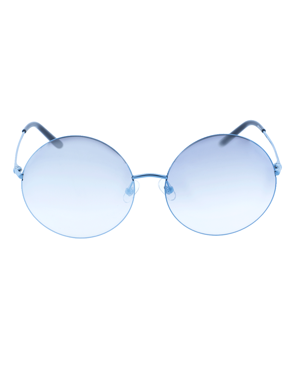 MATTHEW WILLIAMSON-Round Sunglasses-BLUE