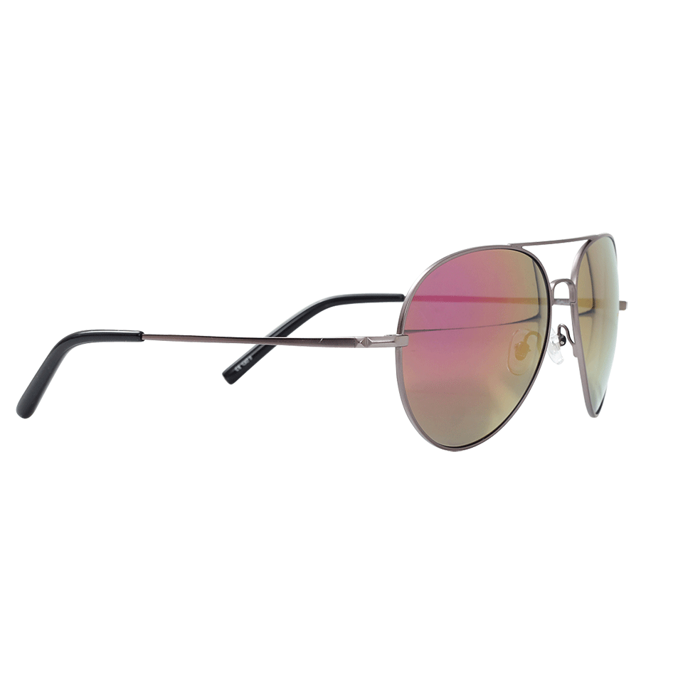 MATTHEW WILLIAMSON-Matte Aviator Sunglasses-GNMTLPNK