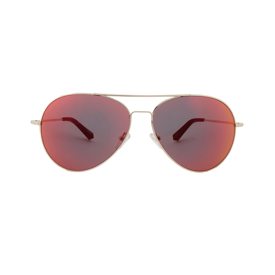 MATTHEW WILLIAMSON-Black Acetate Sunglasses-RED