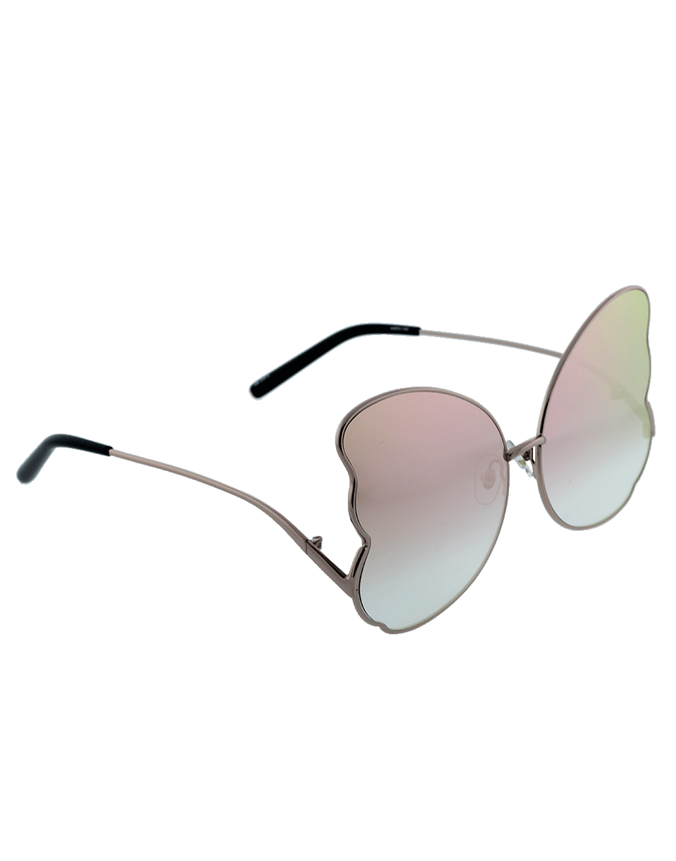 MATTHEW WILLIAMSON-Butterfly Frame Sunglasses-ROSE GOLD