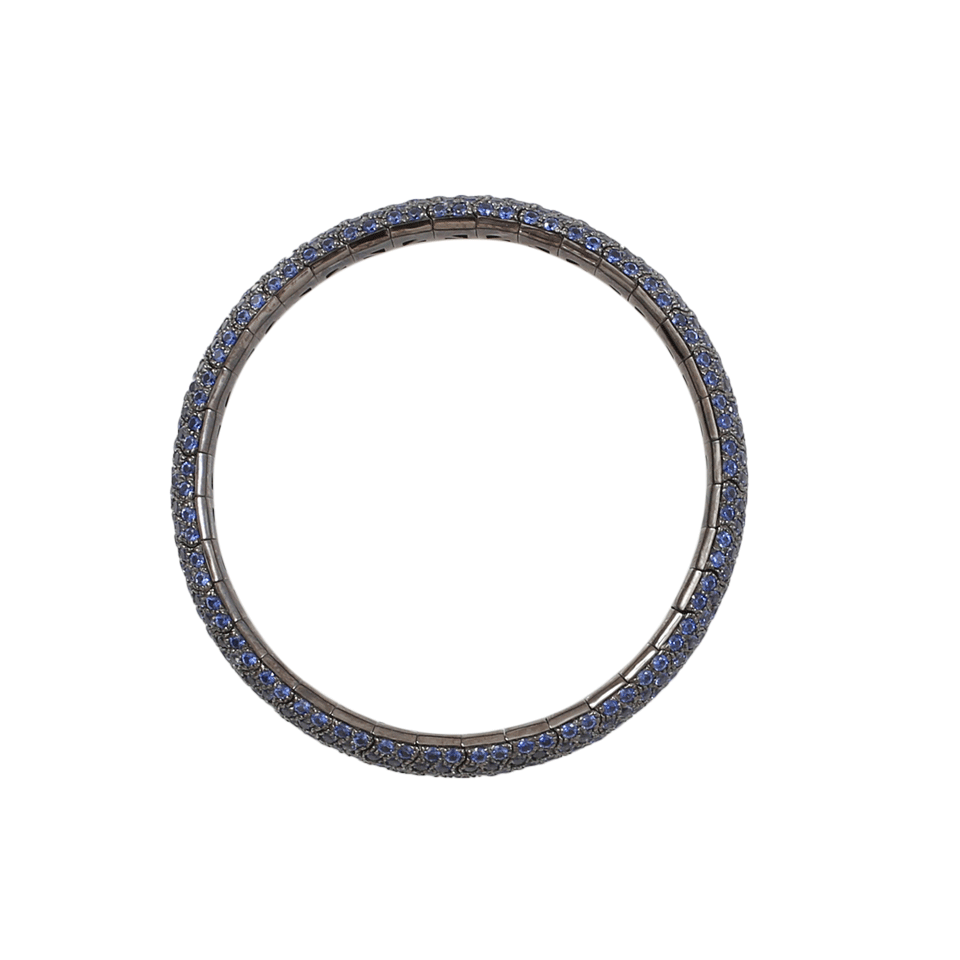 MATTIA CIELO-Sapphire Pave Spring Bracelet-BLACK GOLD