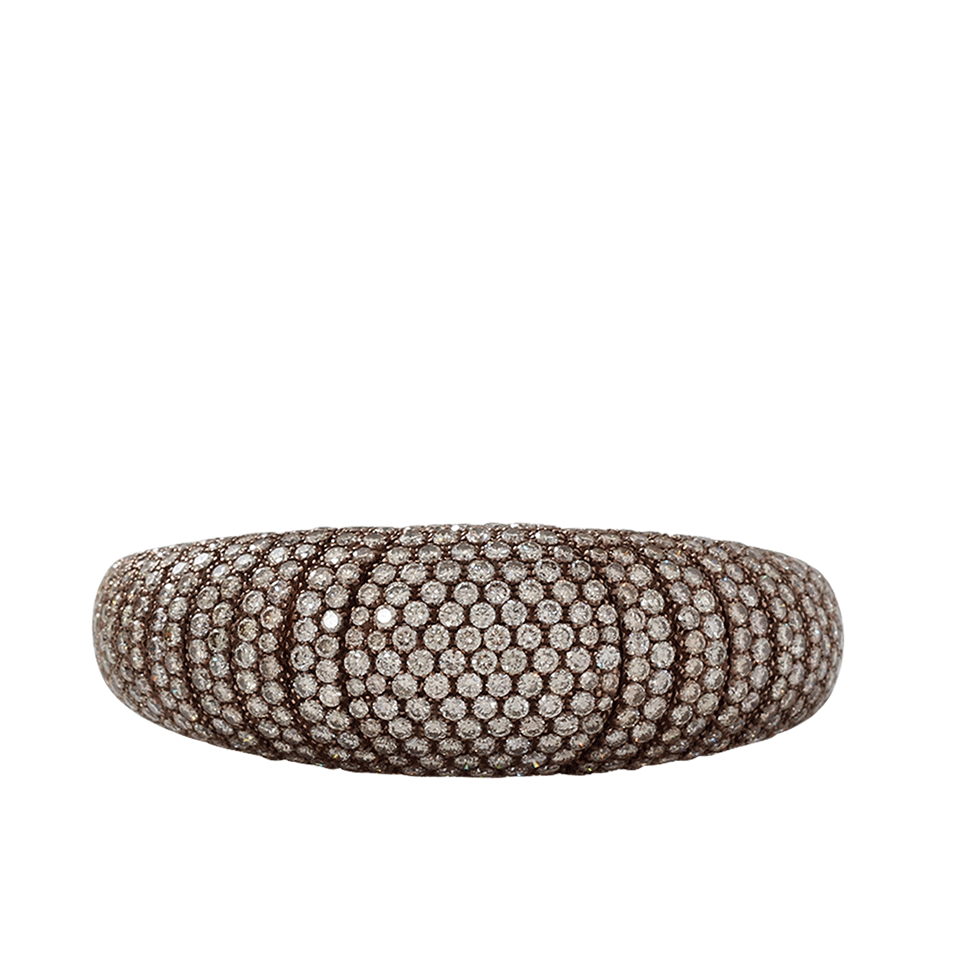 MATTIA CIELO-Iguana Cognac Diamond Pave Bracelet-ROSE GOLD