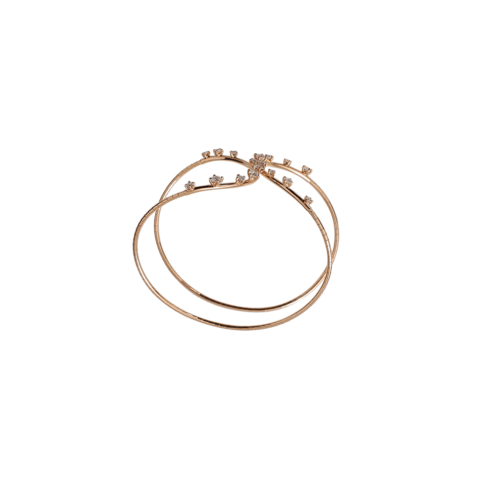 MATTIA CIELO-Rugiada Diamond Cuff Bracelet-ROSE GOLD