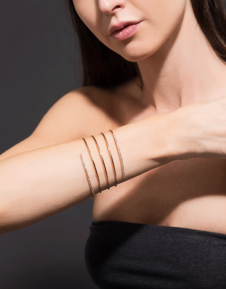 MATTIA CIELO-Rugiada Diamond End Five Wrap Bracelet-ROSE GOLD