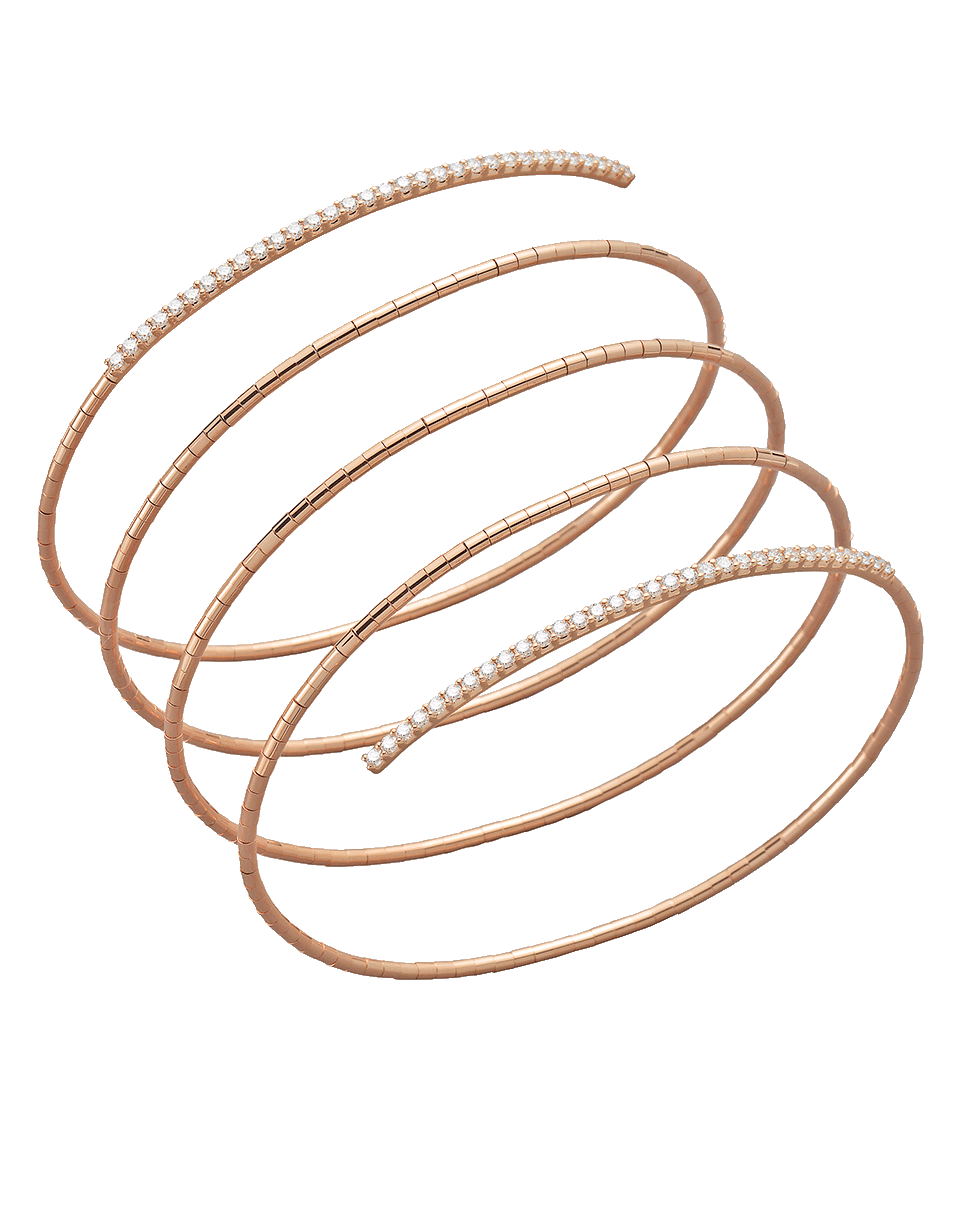 MATTIA CIELO-Rugiada Diamond End Five Wrap Bracelet-ROSE GOLD