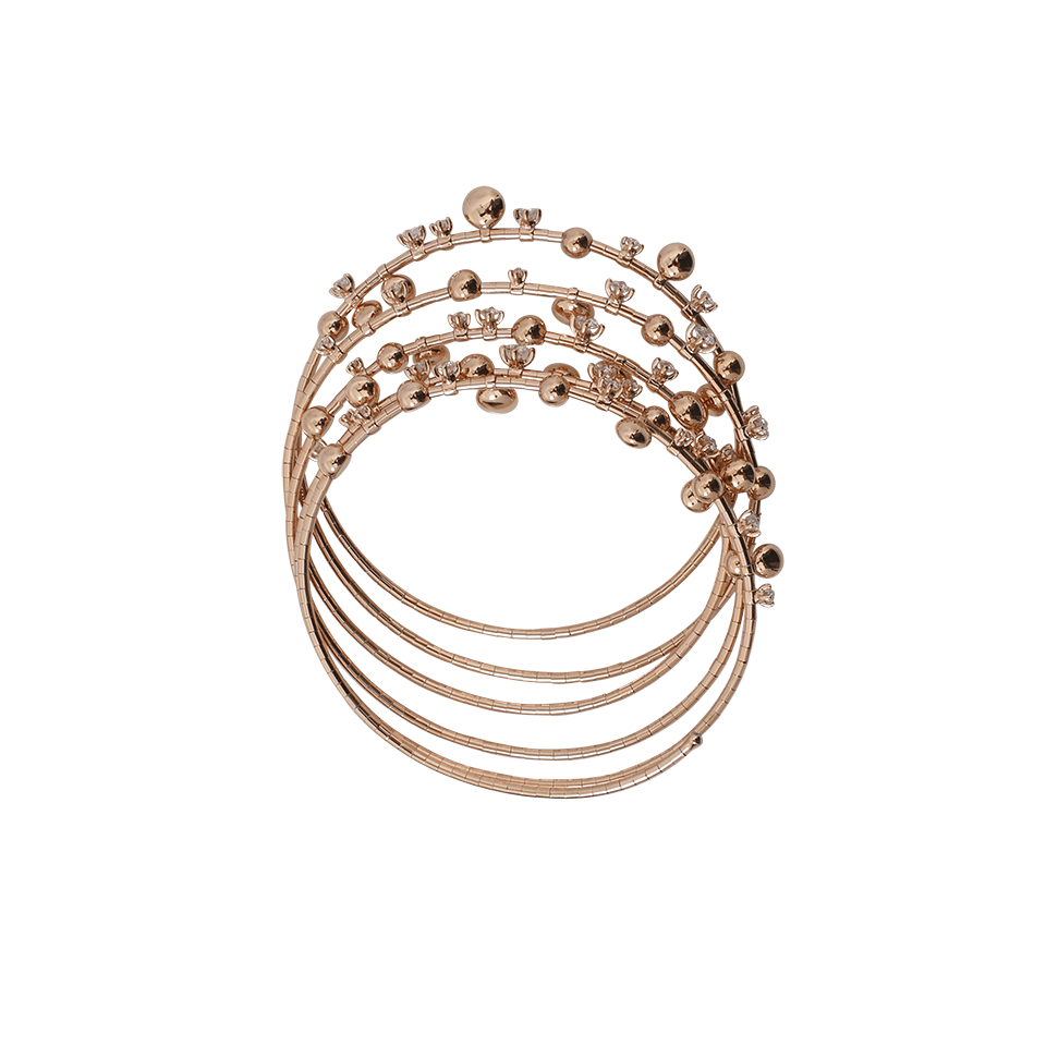 MATTIA CIELO-Rugiada Five-Circle Wrap Bracelet-ROSE GOLD