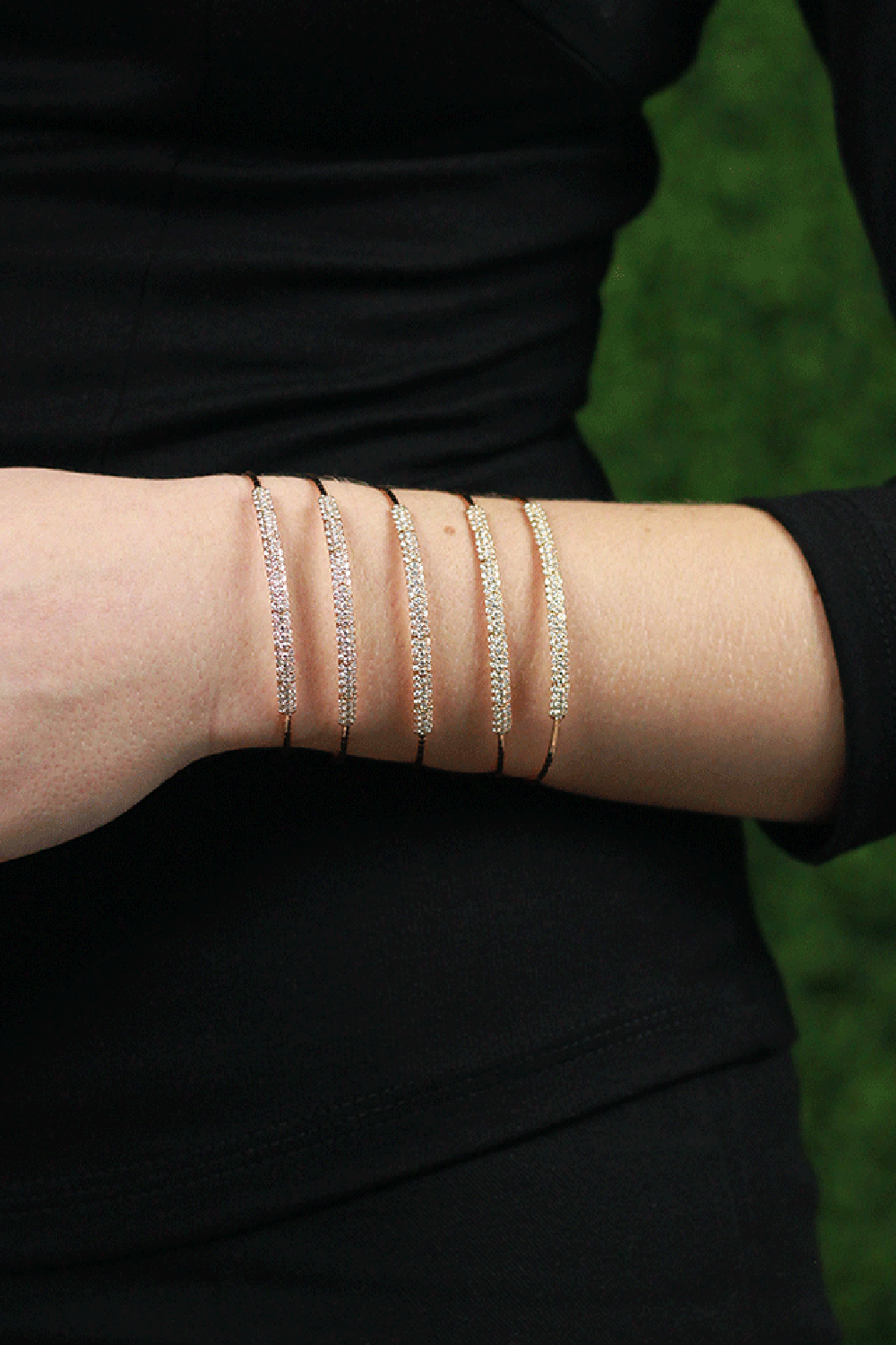 MATTIA CIELO-Rugiada Five-Circle Wrap Bracelet-ROSE GOLD