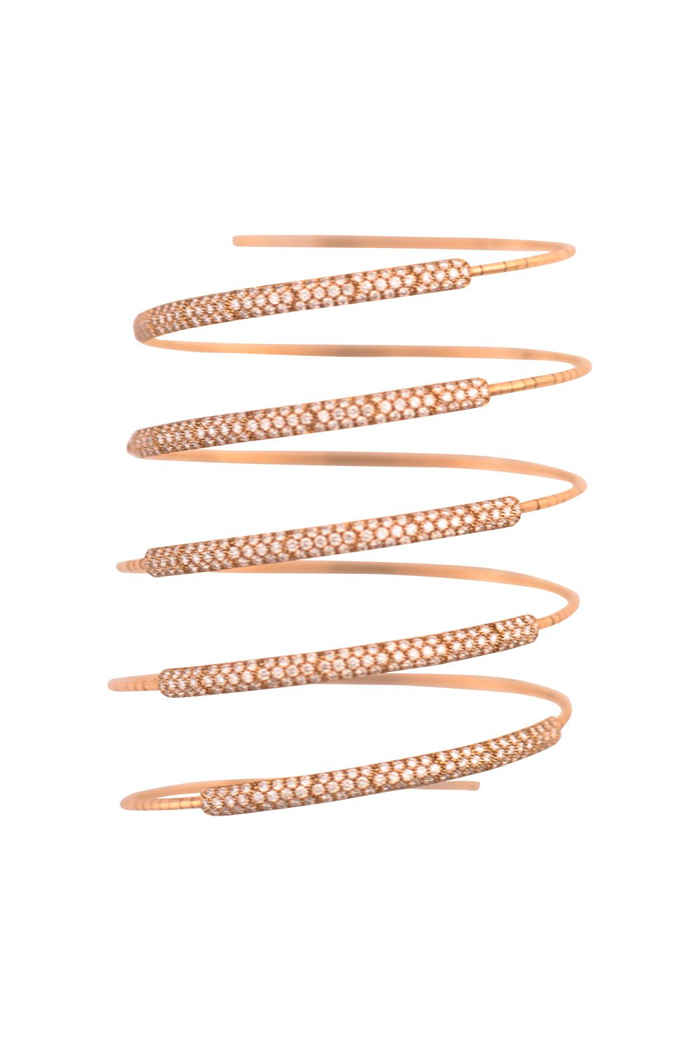 MATTIA CIELO-Rugiada Five-Circle Wrap Bracelet-ROSE GOLD