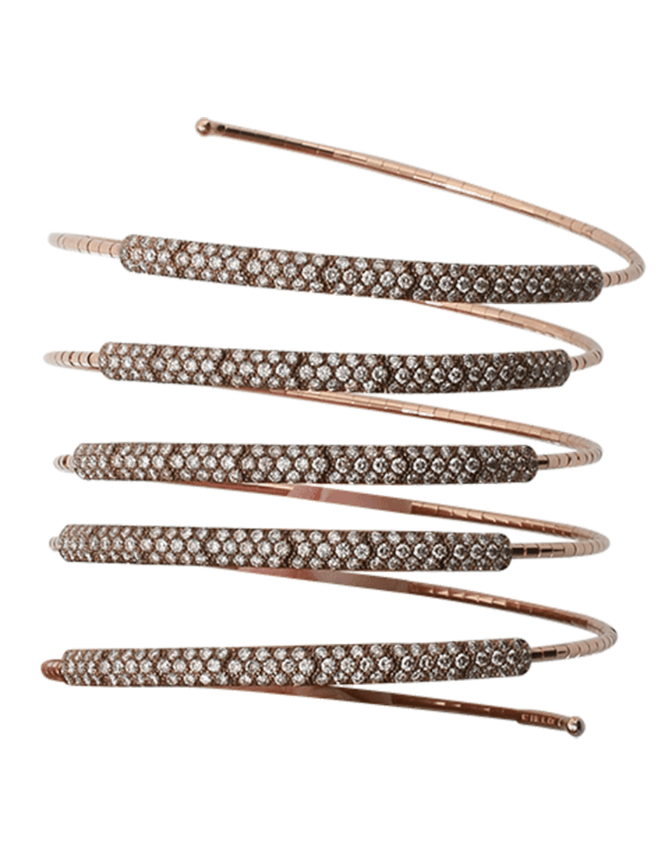 MATTIA CIELO-Rugiada Five-Circle Wrap Bracelet-ROSE GOLD