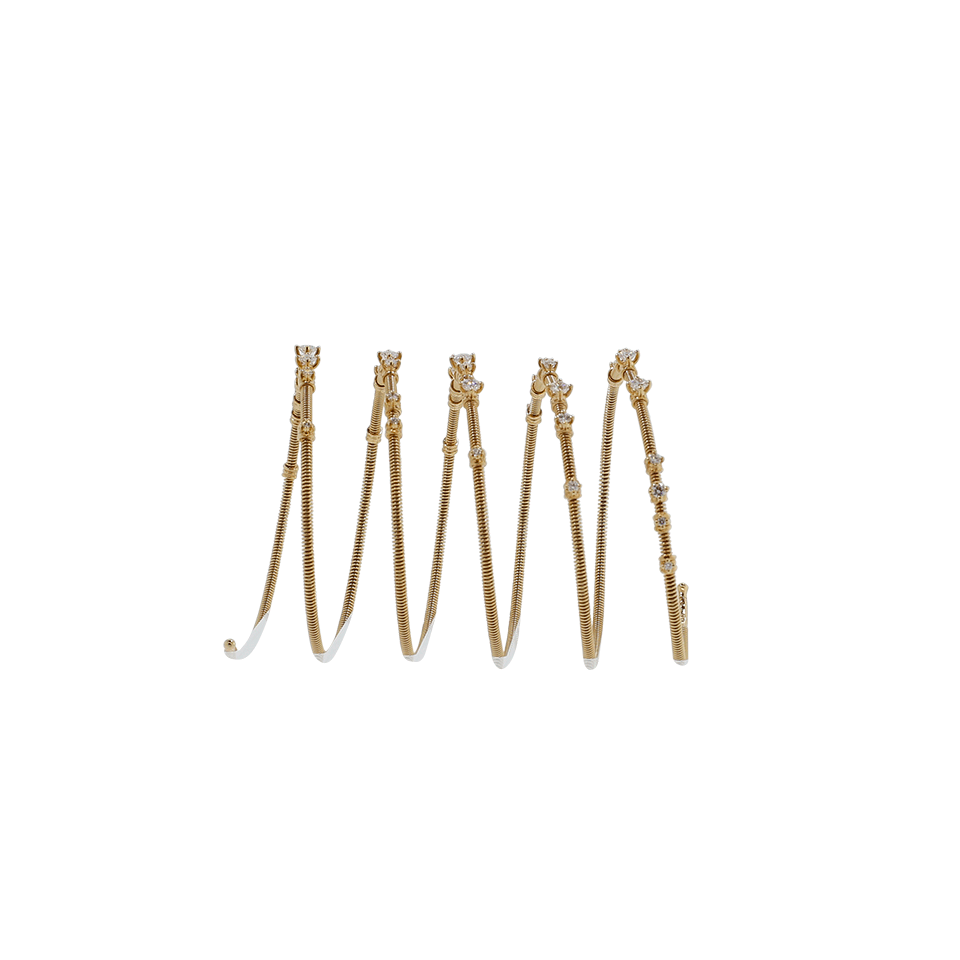 MATTIA CIELO-Rugiada Five-Circle Wrap Diamond Bracelet-ROSE GOLD