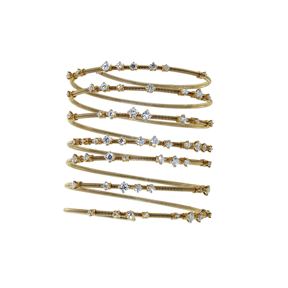 MATTIA CIELO-Rugiada Seven-Circle Wrap Bracelet-ROSE GOLD