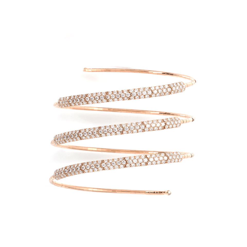 MATTIA CIELO-Rugiada Three-Circle Wrap Bracelet-ROSE GOLD