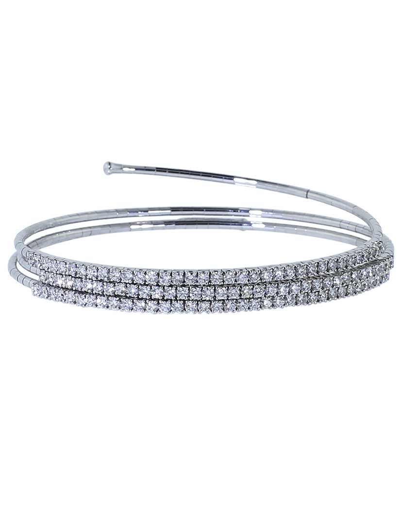 MATTIA CIELO-Rugiada Diamond Pave Bracelet-WHITE GOLD