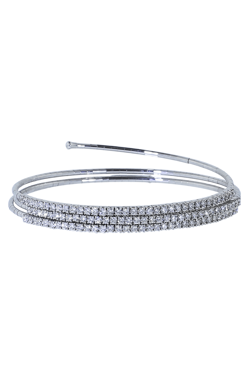 MATTIA CIELO-Rugiada Diamond Pave Bracelet-WHITE GOLD
