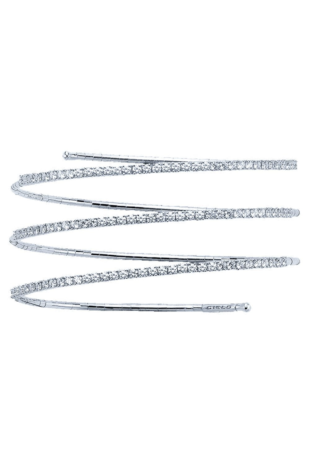 MATTIA CIELO-Rugiada Diamond Pave Bracelet-WHITE GOLD