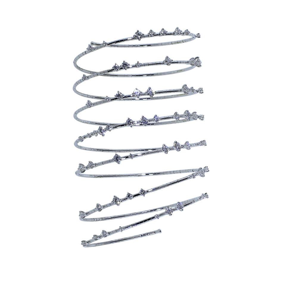 MATTIA CIELO-Rugiada Seven-Circle Wrap Bracelet-WHITE GOLD