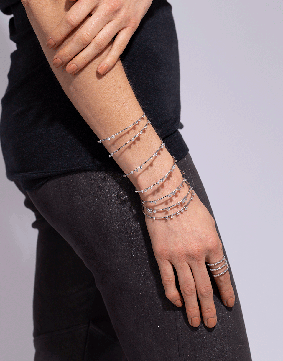 MATTIA CIELO-Rugiada Seven-Circle Wrap Bracelet-WHITE GOLD