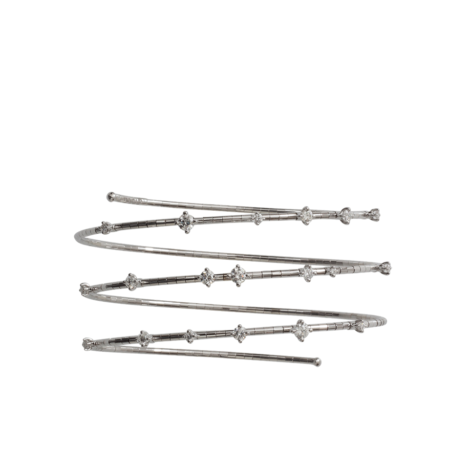 MATTIA CIELO-Rugiada Three-Circle Wrap Diamond Bracelet-WHITE GOLD