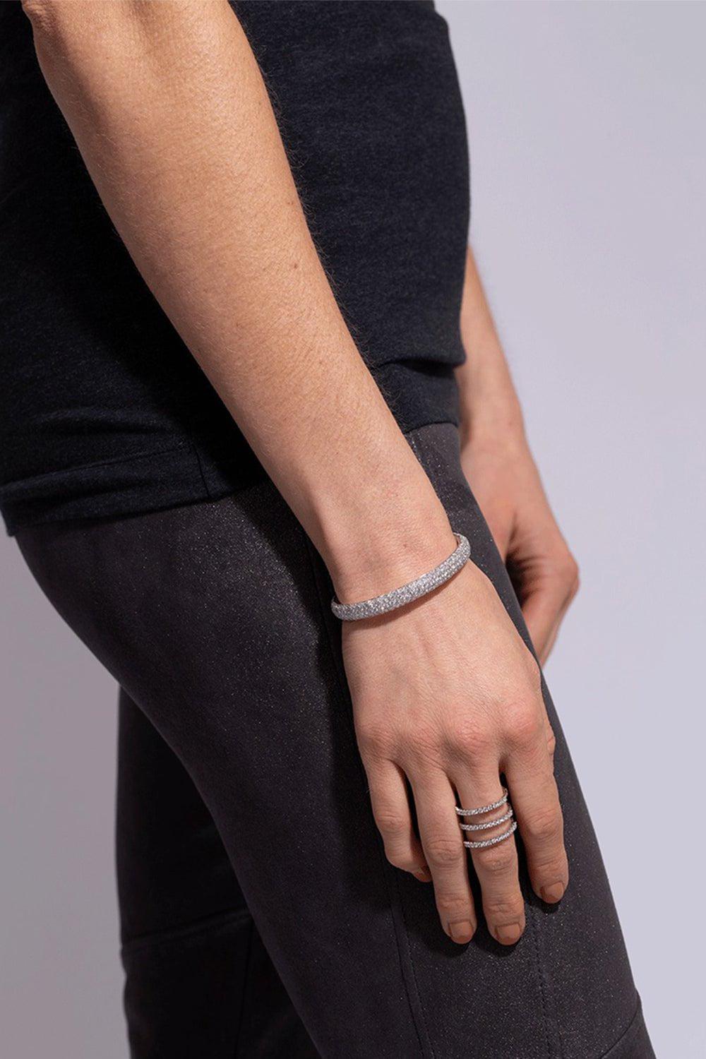 MATTIA CIELO-Universo Diamond Pave Bracelet-WHITE GOLD
