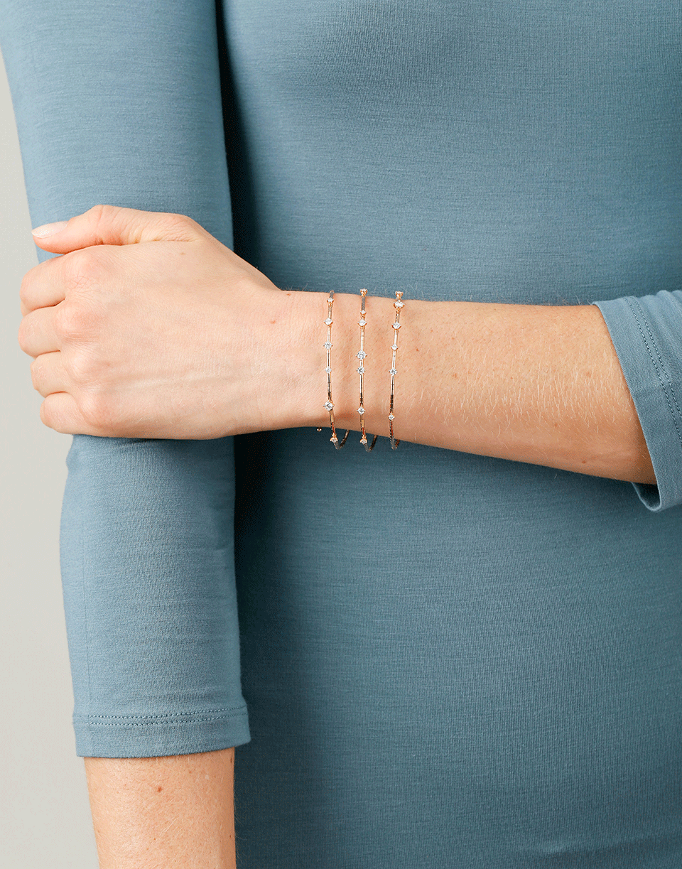 MATTIA CIELO-3-Circle Rugiada Bracelet-WHITE GOLD