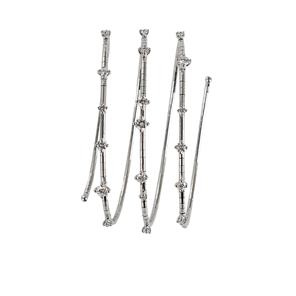 MATTIA CIELO-3-Circle Rugiada Bracelet-WHITE GOLD