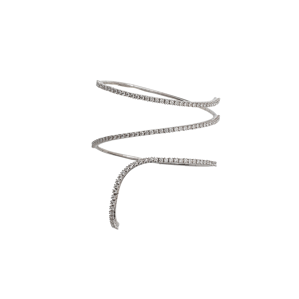 MATTIA CIELO-Rugiada Diamond Tennis Drop Bracelet-WHITE GOLD