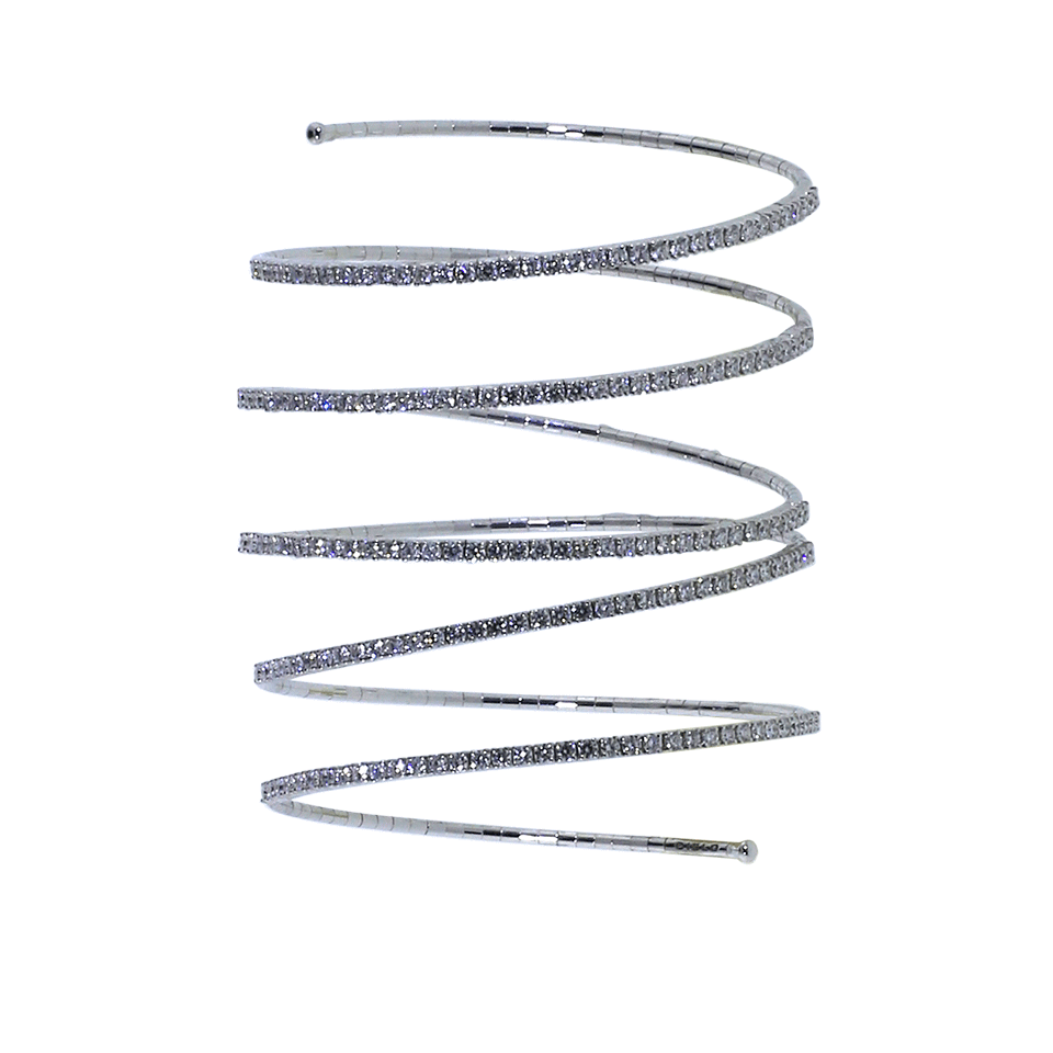 MATTIA CIELO-Rugiada Five-Circle Wrap Tennis Bracelet-WHITE GOLD