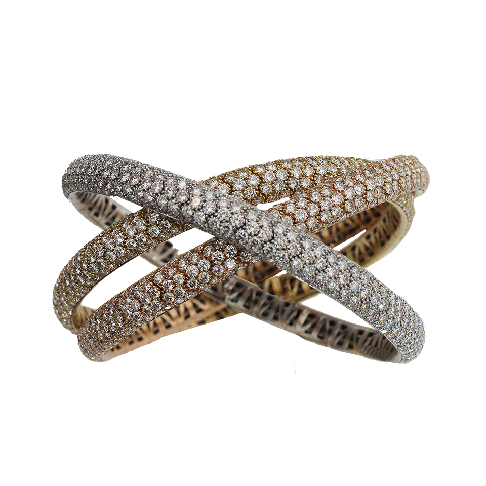 MATTIA CIELO-Universo Trio Bracelets-YELLOW GOLD